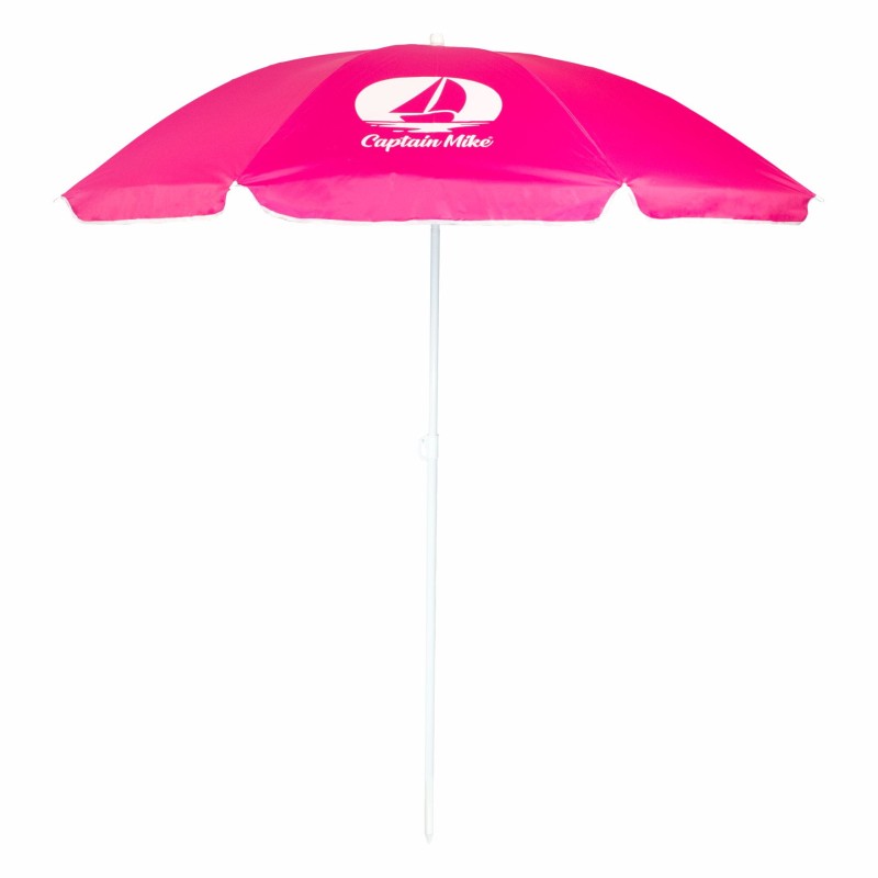 parasol plażowy łamany, parasol plażowy składany, parasol z filtrem UV,  parasol plażowy duży 160cm, parasole, plażowe, parasol ogrodowy plażowy, parasol na plażę, składany parasol, zielony, kolor różowy