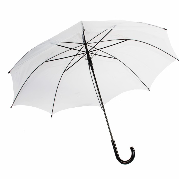 Parasol ślubny transparentny przezroczysty 25" Captain Mike
