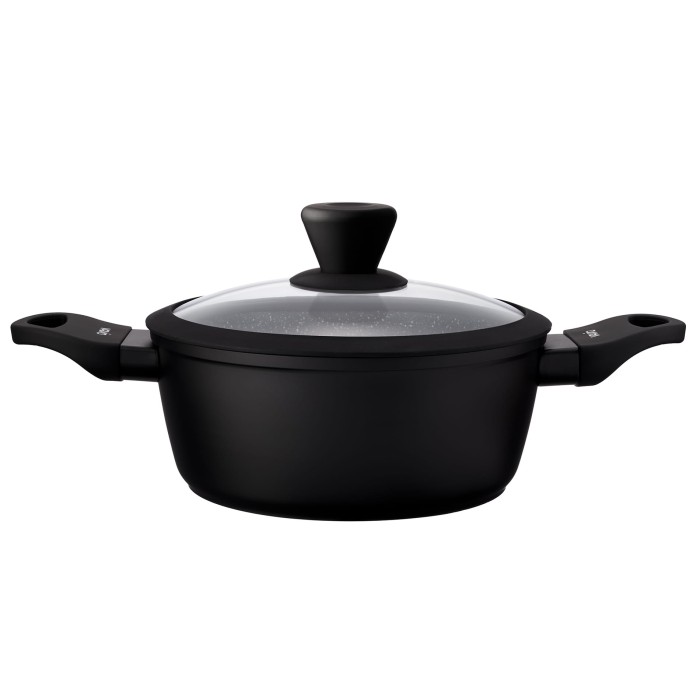 Garnek z pokrywką Stone Design Black 20 cm 2,2L