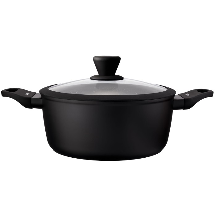 Garnek z pokrywką Stone Design Black 24 cm 4,1L