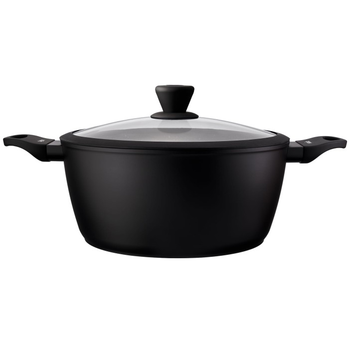 Garnek z pokrywką Stone Design Black 28 cm 6,7L