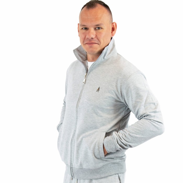  Bluza dresowa sportowa rozpinana Captain Mike® szara