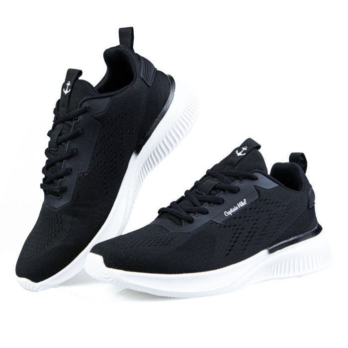 Sneakersy, buty sportowe Captain Mike czarne