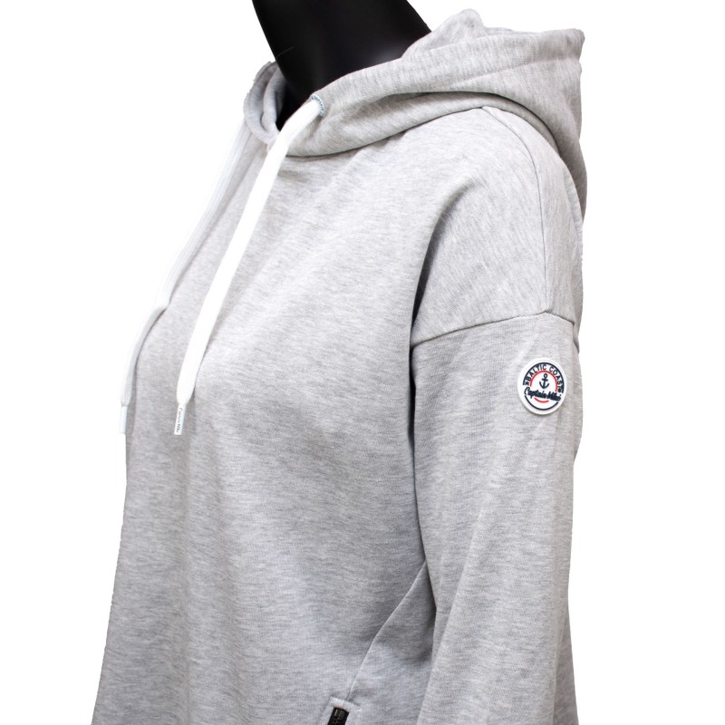 bluza damska, z kapturem, ozdobne zamki, beżowa, wygodna, modna, bawełniana, na różne okazje ,szara, luźny krój, komfortowa,