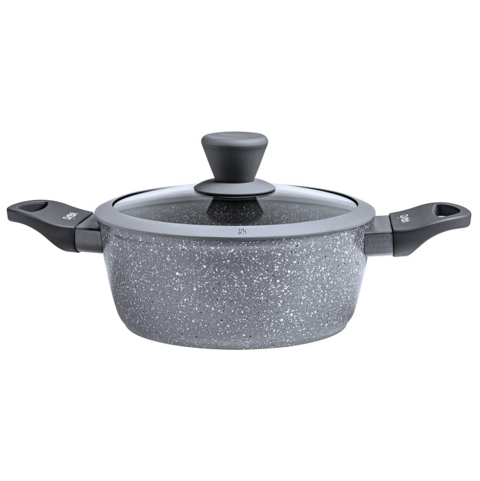 Garnek z pokrywką Vavio Stone Design 20cm 2,2L