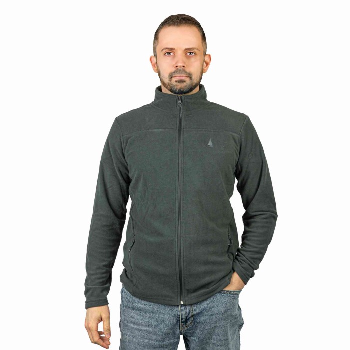 Polar przejściowy męski bluza rozpinana szara Captain Mike