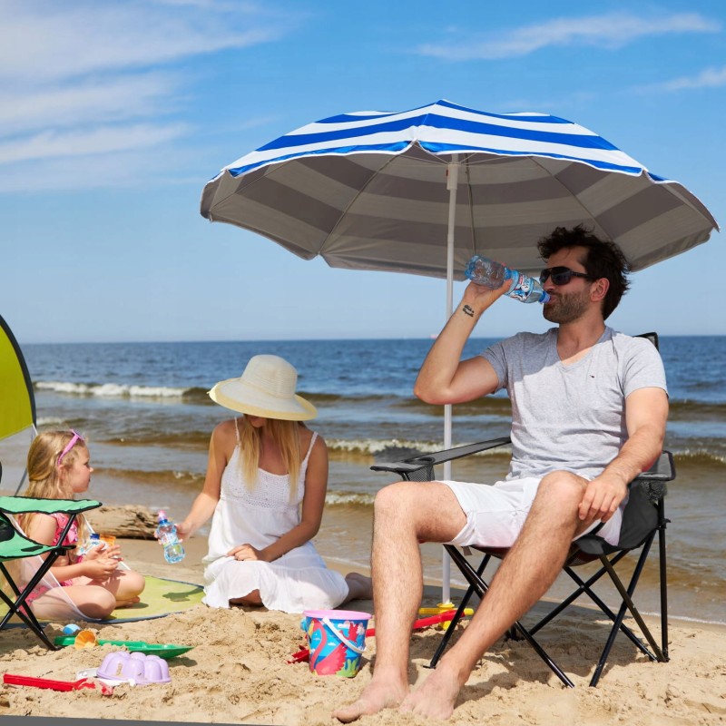Krzesło ogrodowe wędkarskie plażowe składane fotel turystyczny Captain Mike