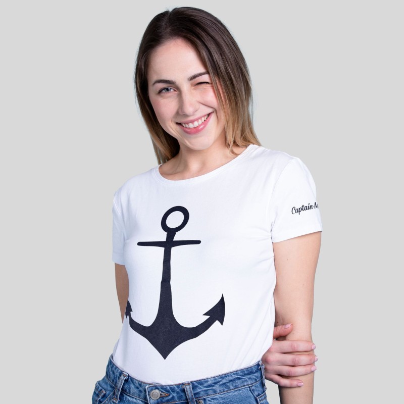 T-SHIRT damski koszulka Captain Mike bawełniana
