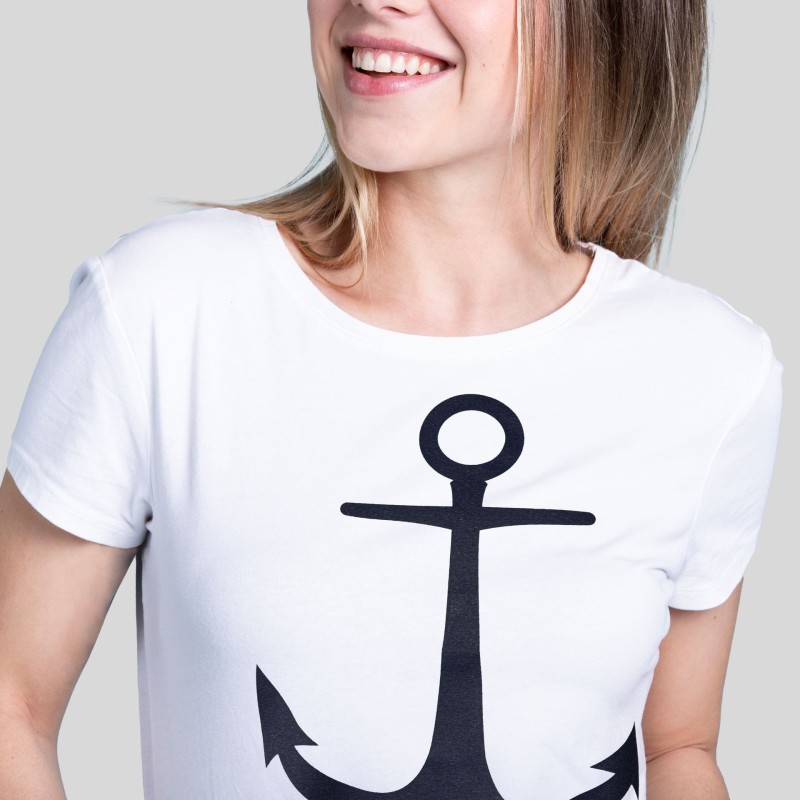 T-SHIRT damski koszulka Captain Mike bawełniana