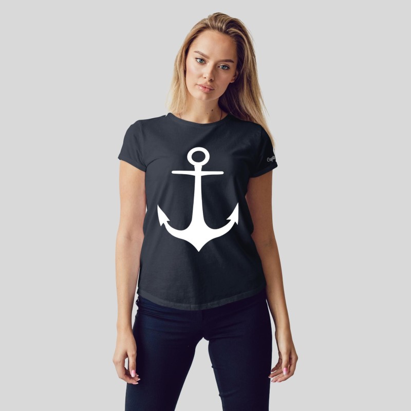T-SHIRT damski koszulka Captain Mike Bawełna turecka