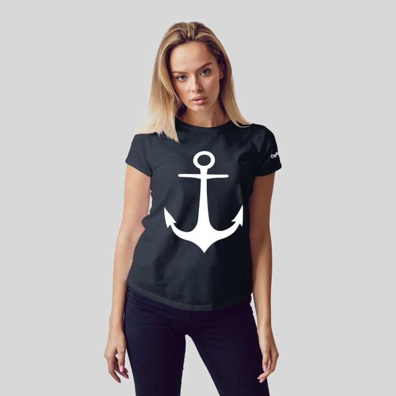 T-SHIRT damski koszulka Captain Mike Bawełna turecka