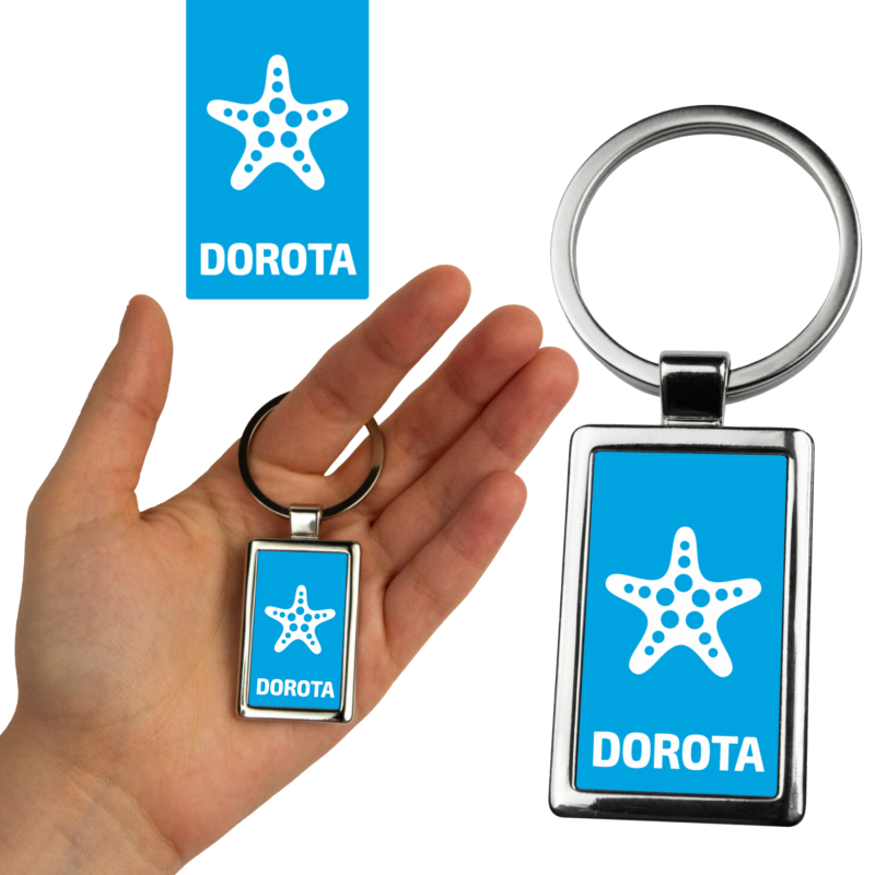 Marynistyczny brelok do kluczy z imieniem Dorota Captain Mike