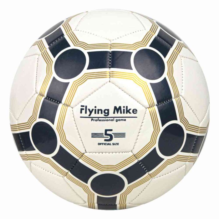 Piłka nożna rozmiar 5 FLYING MIKE piłka do nogi na TRENING Boisko Biała