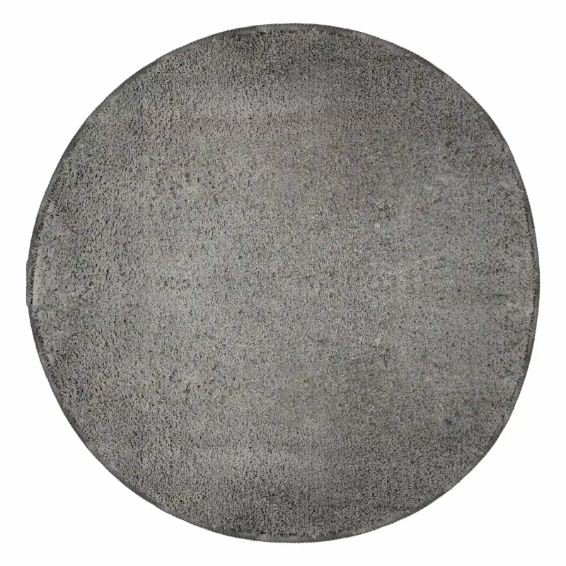 Dywanik okrągły z antypoślizgową powłoką ciemny szary Captain Mike 800 GSM 90x90cm