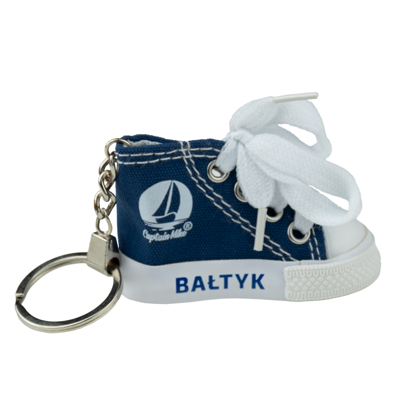 Brelok do kluczy zawieszka but trampek Bałtyk Captain Mike