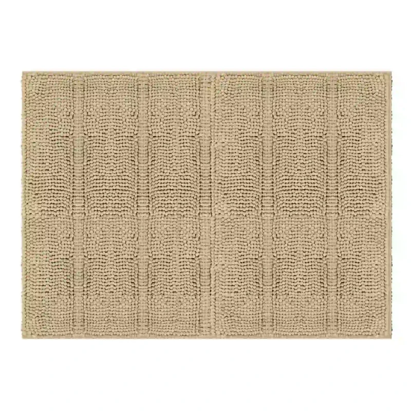Mata łazienkowa z antypoślizgową powłoką 50x80cm, beżowa 1550 GSM