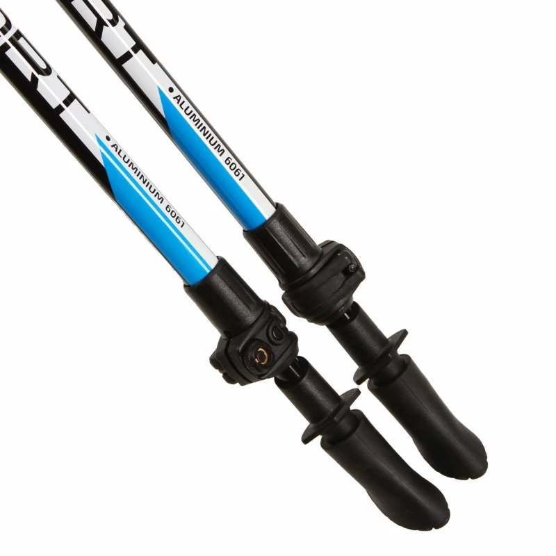 Lekkie kijki do chodzenia, NORDIC WALKING regulacja, aluminium lotnicze ZESTAW