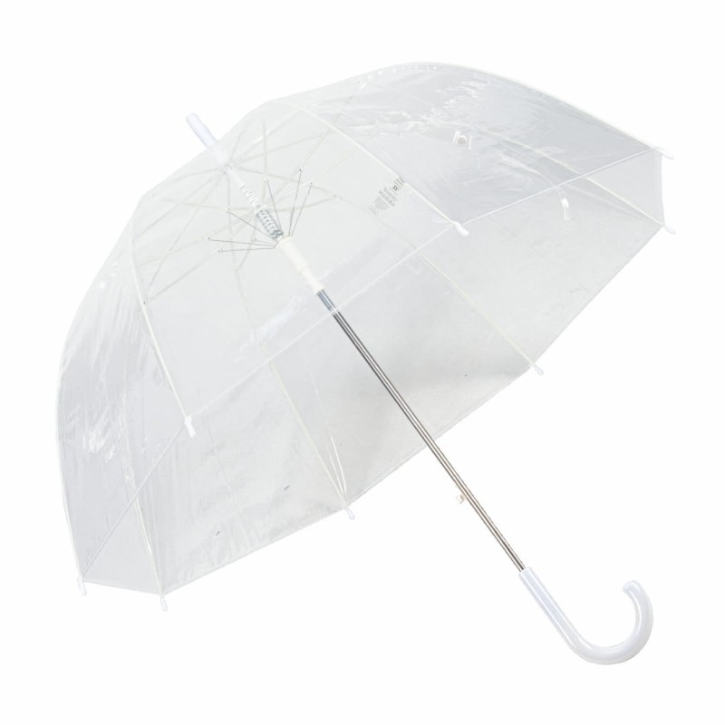 Parasol transparentny przezroczysty ślubny półautomat Captain Mike