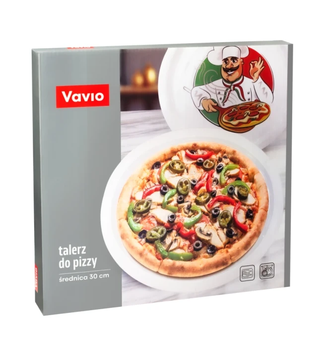 Talerz do pizzy porcelanowy 30 cm VAVIO