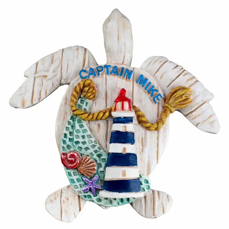 Magnes pamiątka z wakacji znad morza żółw Captain Mike