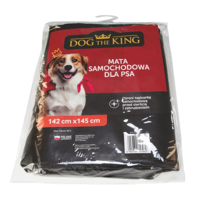 Dog The King Mata do samochodu 142 x 145 cm