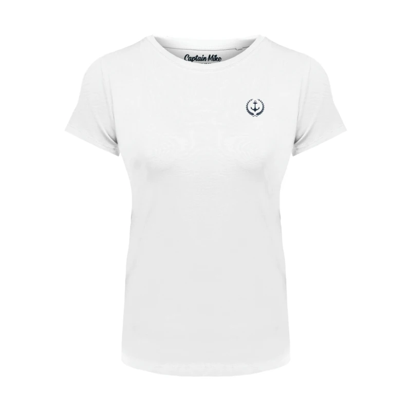 T-SHIRT damski koszulka Z HAFTEM BAWEŁNA TURECKA Captain Mike