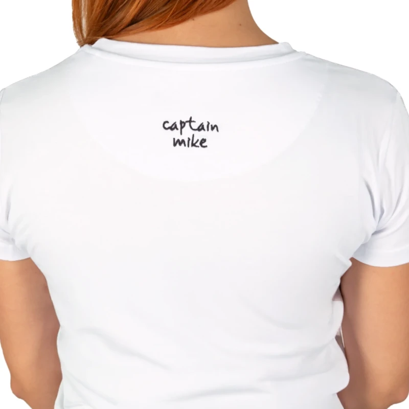 T-SHIRT damski Z KOTWICĄ koszulka TURECKA BAWEŁNA