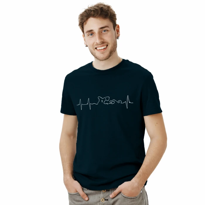 Koszulka męska BAWEŁNA TURECKA z nadrukiem, T-shirt Captain Mike