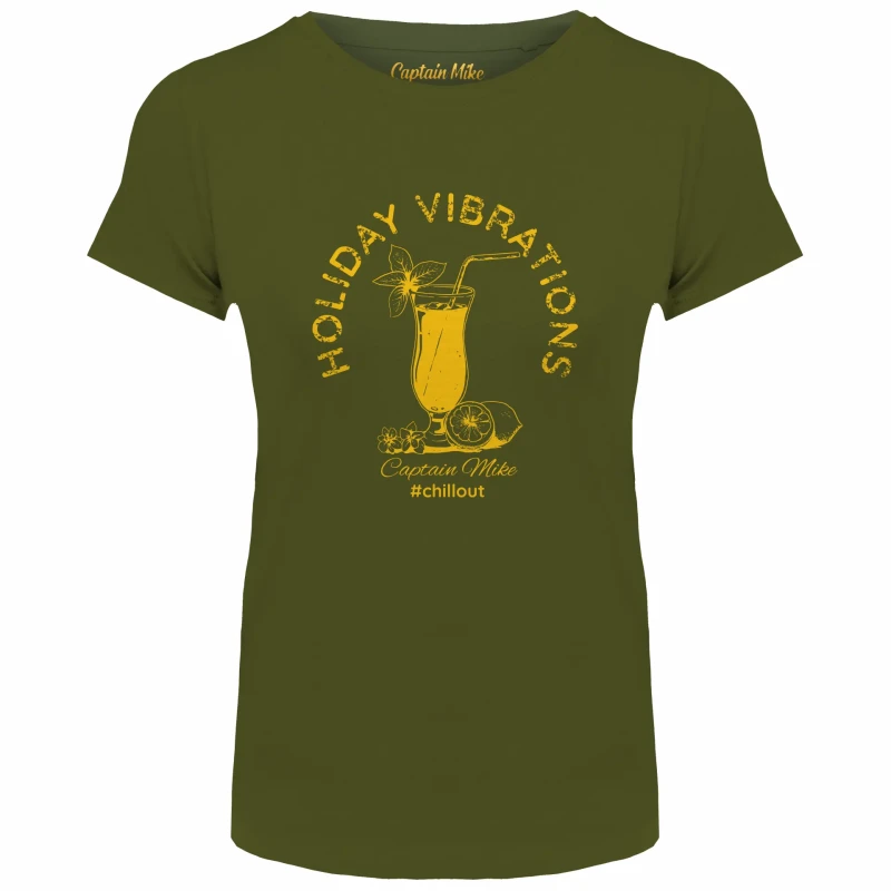T-SHIRT damski koszulka zielona TURECKA BAWEŁNA C