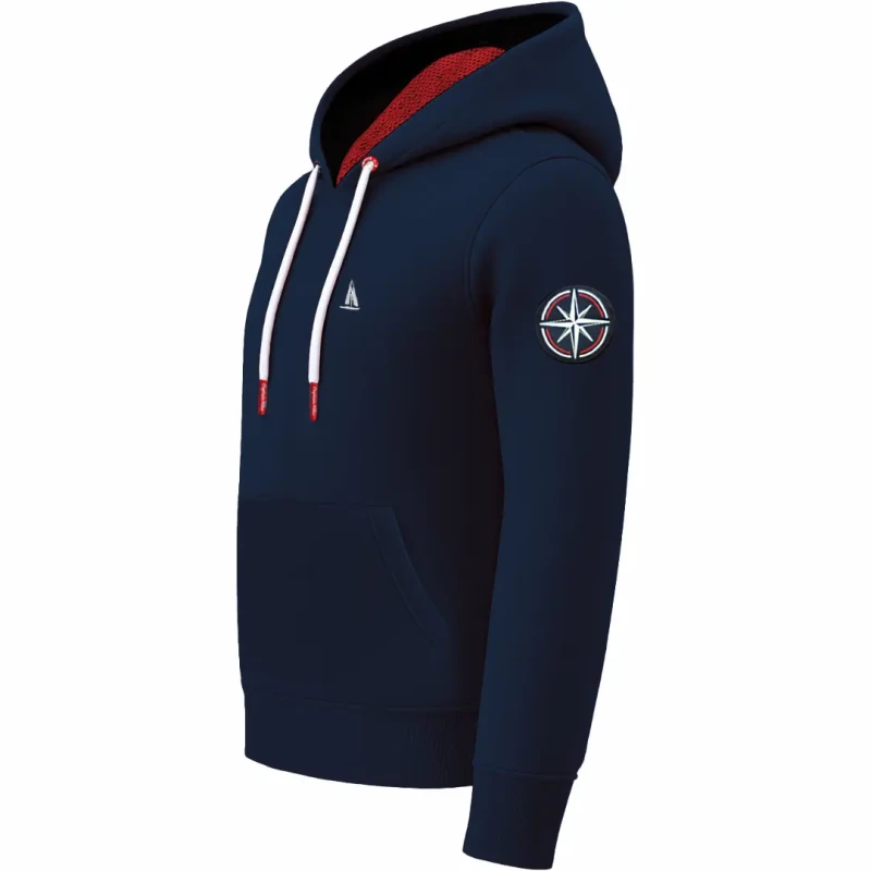 Bluza męska kangurka z kapturem granatowa Captain Mike SAILING