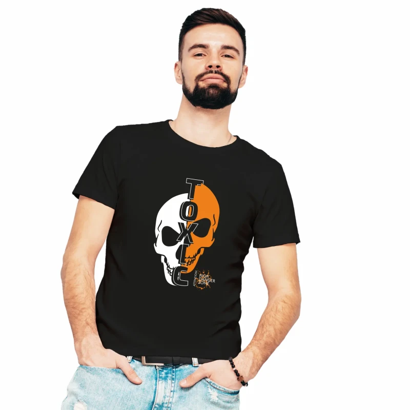 Koszulka męska BAWEŁNA TURECKA T-shirt z nadrukiem