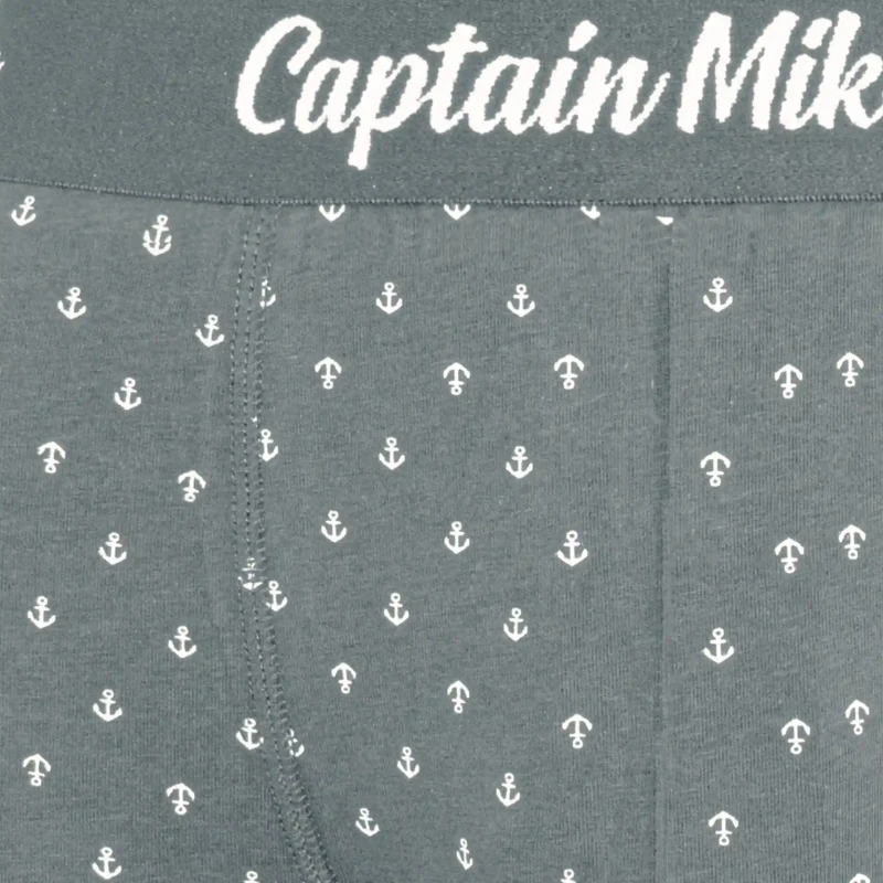 Bokserki męskie 3 pack mix kolor w kotwice Captain Mike