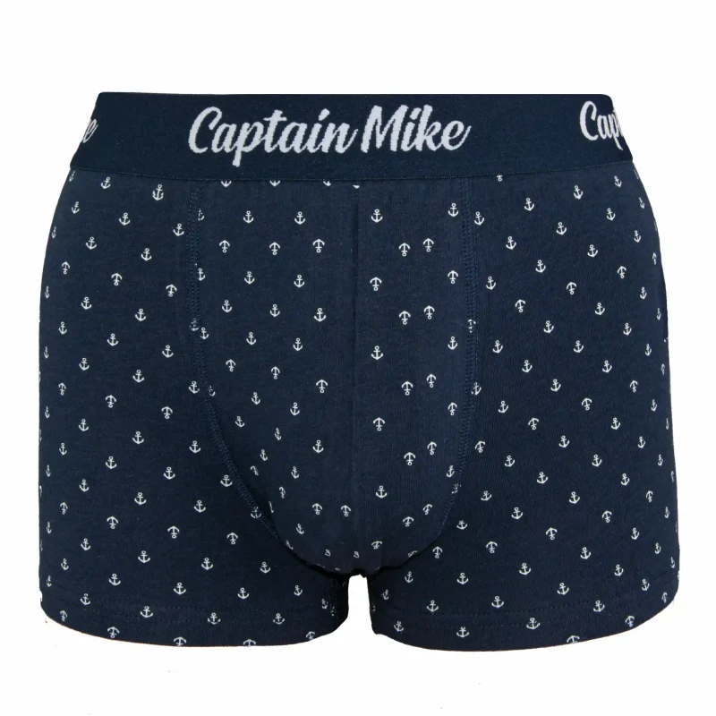 Bokserki męskie 2 pack mix kolor DUŻE ROZMIARY w kotwice Captain Mike
