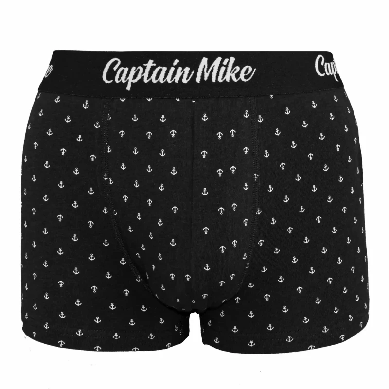 Bokserki męskie 2 pack mix kolor DUŻE ROZMIARY w kotwice Captain Mike