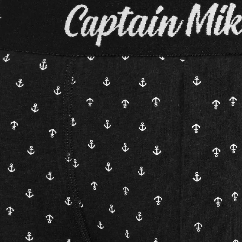 Bokserki męskie 2 pack mix kolor DUŻE ROZMIARY w kotwice Captain Mike