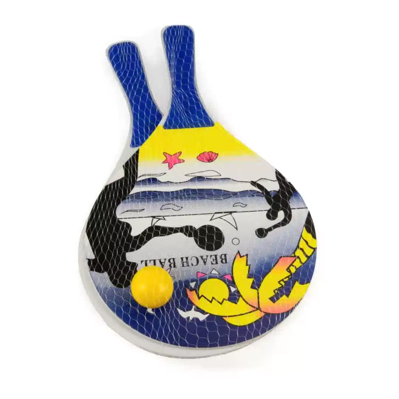 Zestaw do gry plażowej BEACH BALL 2 paletki + piłeczka zabawa na plażę i do ogrodu