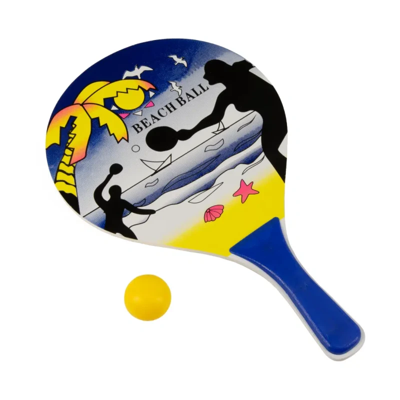 Zestaw do gry plażowej BEACH BALL 2 paletki + piłeczka zabawa na plażę i do ogrodu