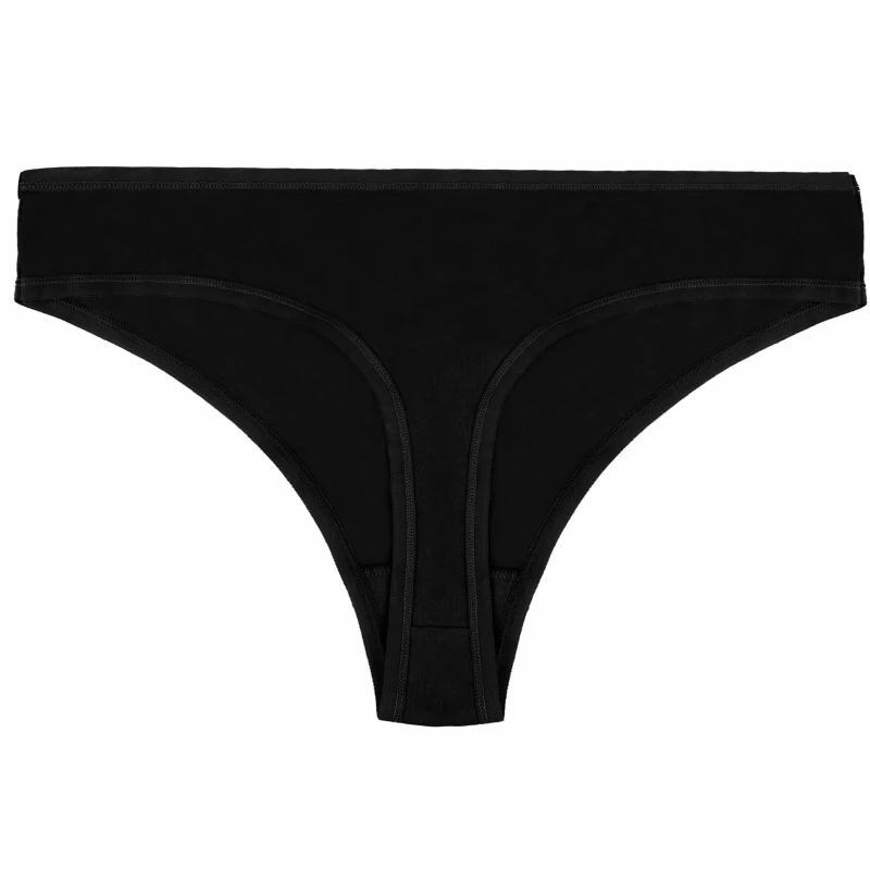 Stringi Damskie 3 sztuki Wygodne Bielizna Klasyczne Kolory Captain Mike