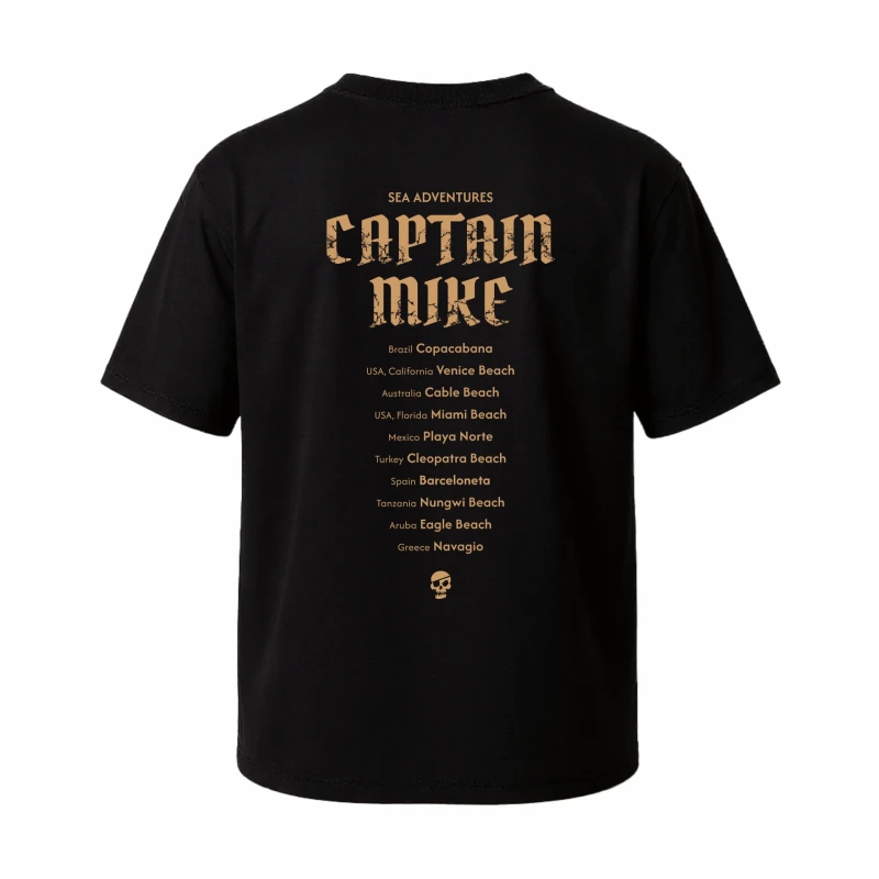 Męska koszulka T-shirt oversize z nadrukiem BAWEŁNA TURECKA czarna