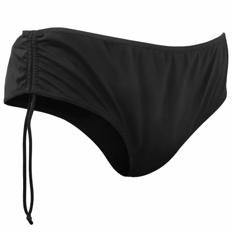 DÓŁ stroju kąpielowego PLUS SIZE majtki figi damskie czarne Captain Mike