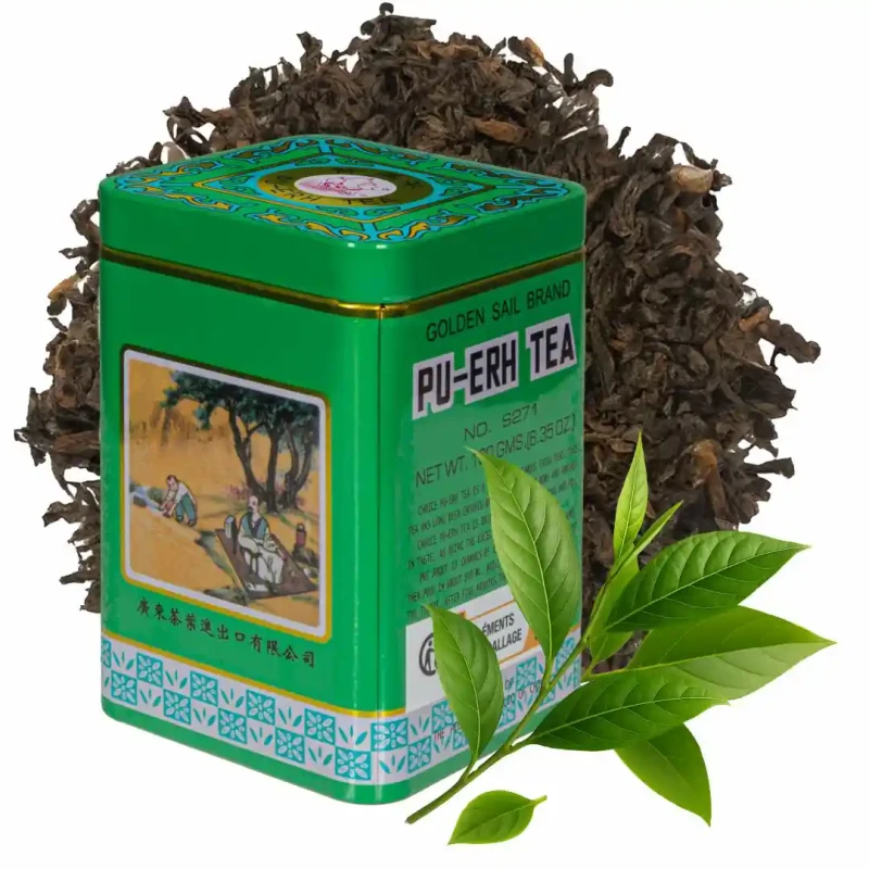 Zestaw prezentowy – porcelanowa filiżanka + zestaw herbat (Pu-erh, Czarna Lichee, Jaśminowa)