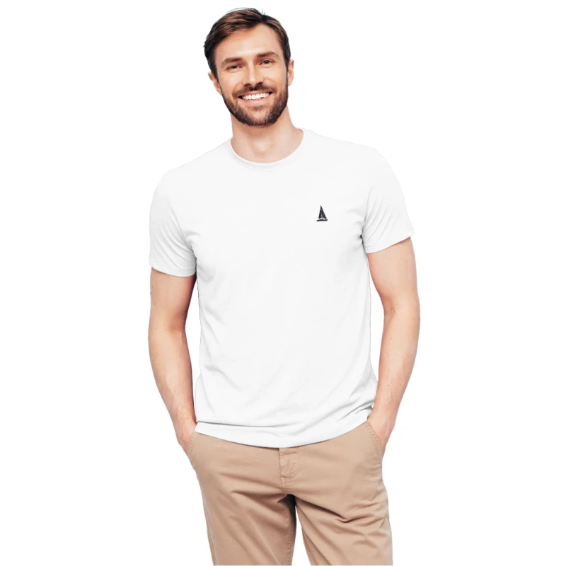 Koszulka męska t-shirt Z HAFTEM zestaw BAWEŁNA TURECKA komplet 3PAK