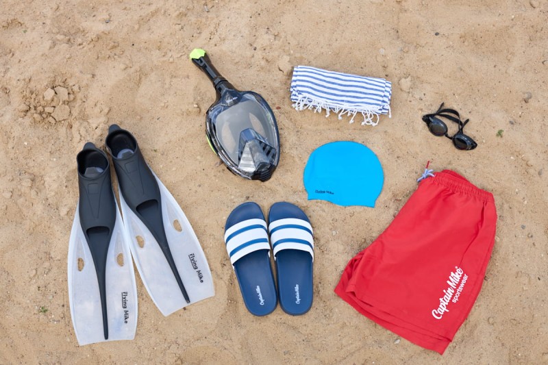 Szybkoschnące, spodenki, sportowe, sport, basen, jezioro, sauna, plaża