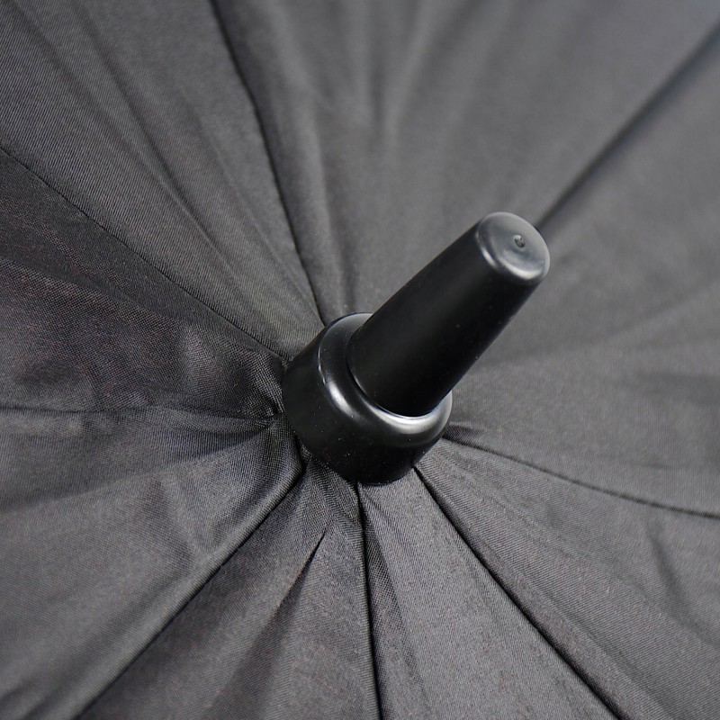 Czarny parasol, duży wygodny dla dwóch osób