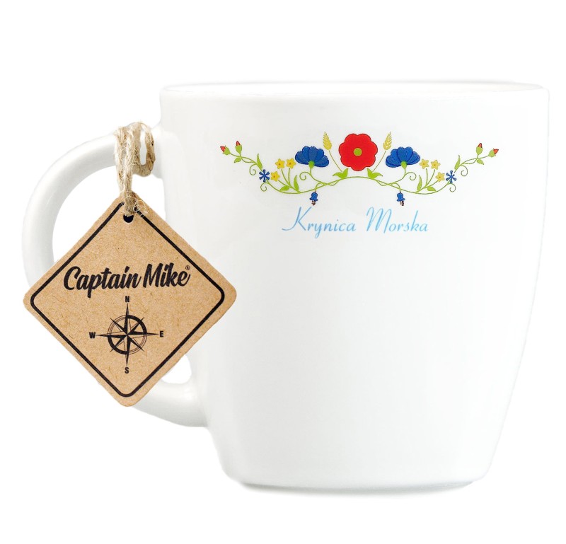 Porcelanowy kubek Krynica Morska Captain Mike