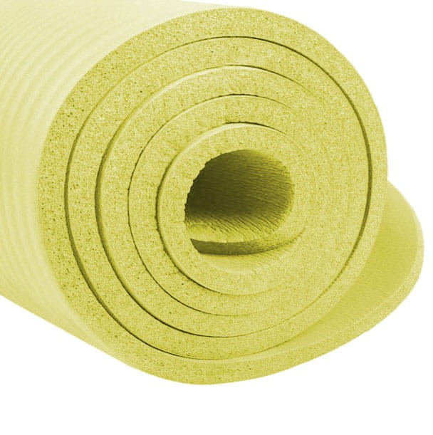 Mata do ćwiczeń fitness joga 180x60 cm yoga zieleń