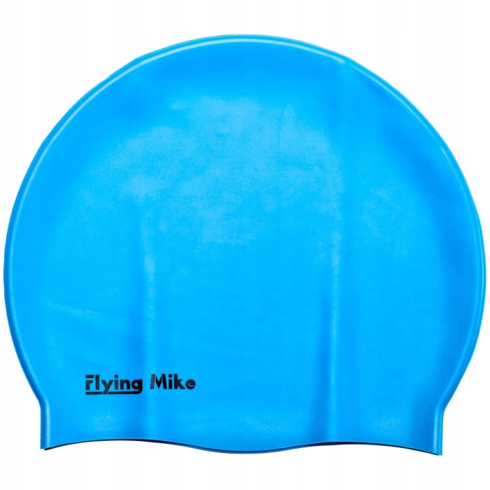 Czepek pływacki silikonowy niebieski Flying Mike