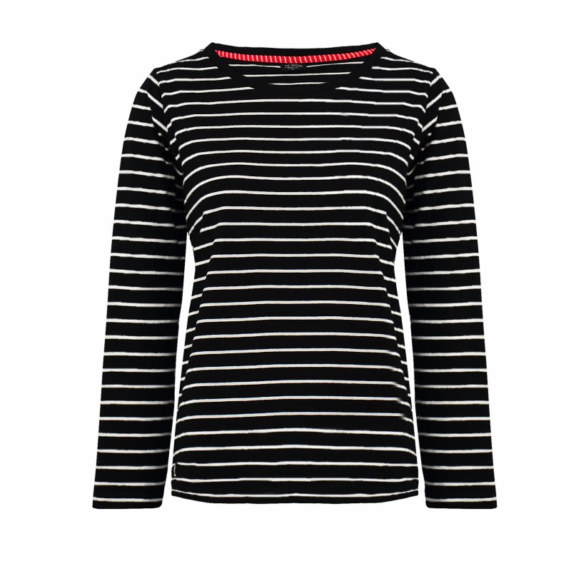 certyfikat OEKO-TEX, koszulka, damska, t-shirt, bawełniana, elastyczna, markowa,  dopasowany krój, wygodna na rożne okazje, na lato, na jesień, na wiosnę długi rękaw