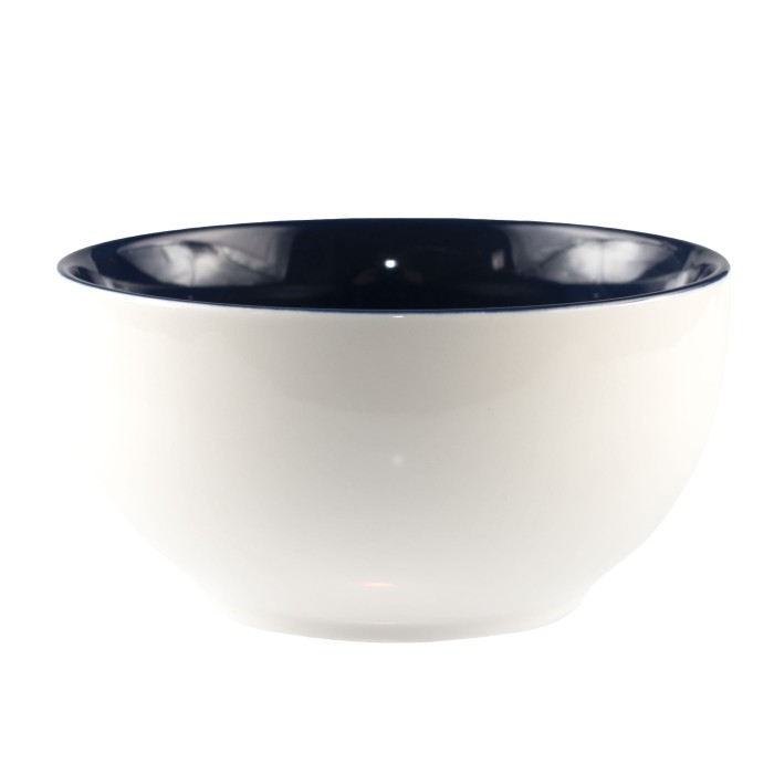 Miseczka salaterka ceramiczna biało-granatowa
