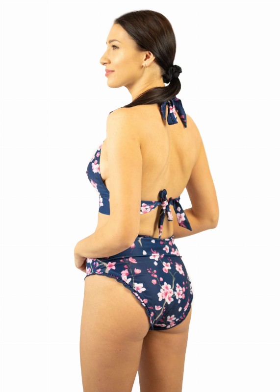 Strój kąpielowy damski, bikini, wysoki stan